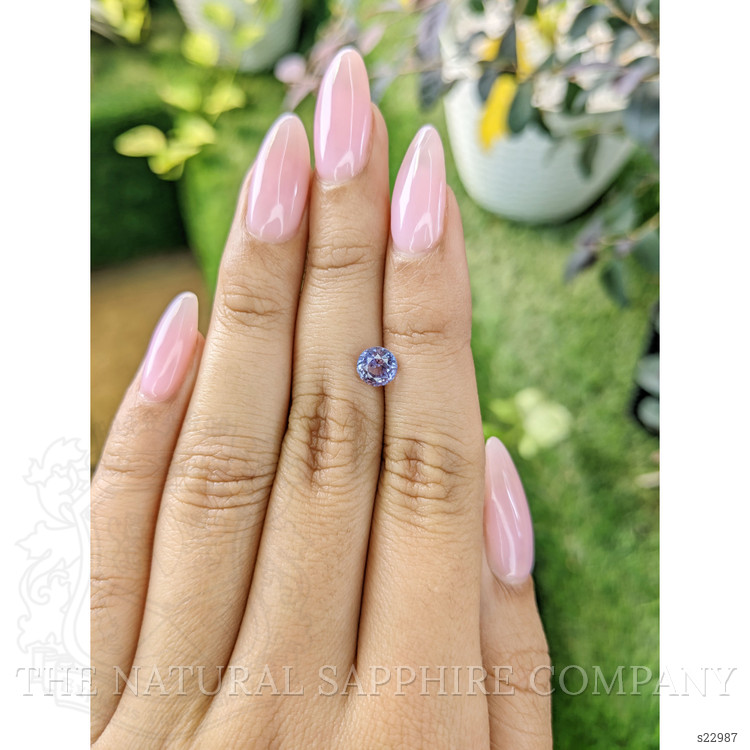 1.18 Ct. Purple Sapphire from Ceylon (Sri Lanka)