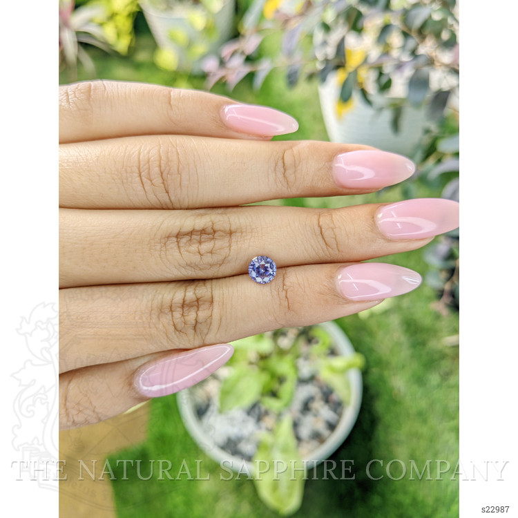 1.18 Ct. Purple Sapphire from Ceylon (Sri Lanka)