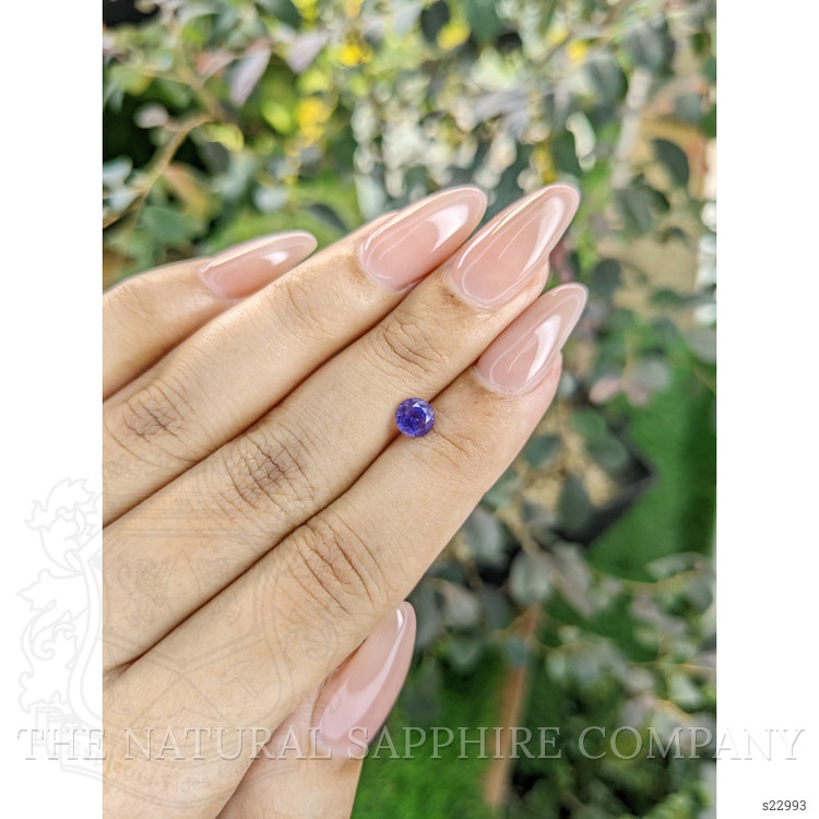 0.87 Ct. Purple Sapphire from Ceylon (Sri Lanka)