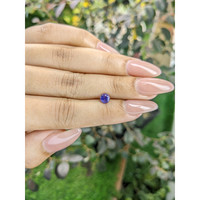 0.87 Ct. Purple Sapphire from Ceylon (Sri Lanka) Life Style