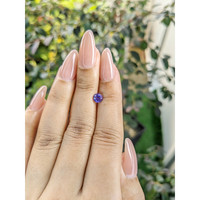 0.87 Ct. Purple Sapphire from Ceylon (Sri Lanka) Life Style