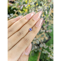 0.67 Ct. Purple Sapphire from Ceylon (Sri Lanka) Life Style