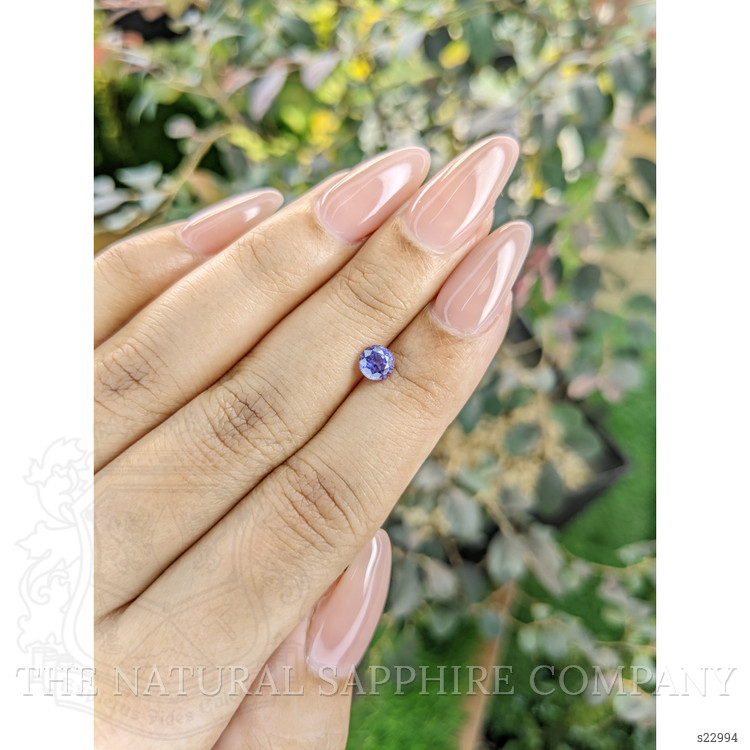 0.67 Ct. Purple Sapphire from Ceylon (Sri Lanka)