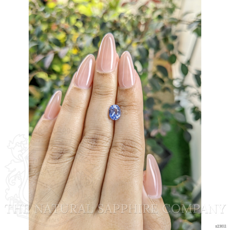 1.19 Ct. Blue Sapphire from Ceylon (Sri Lanka)