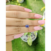 1.13 Ct. Violet Sapphire from Ceylon (Sri Lanka) Life Style