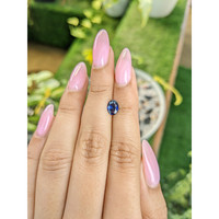 0.90 Ct. Blue Sapphire from Ceylon (Sri Lanka) Life Style
