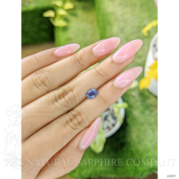 1.07 Ct. Blue Sapphire from Ceylon (Sri Lanka)