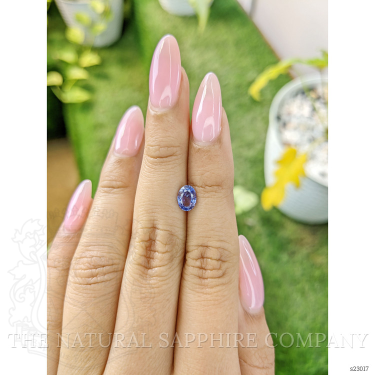 1.07 Ct. Blue Sapphire from Ceylon (Sri Lanka)