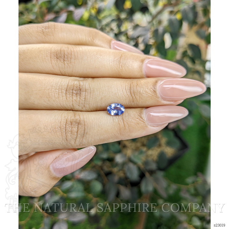 0.96 Ct. Blue Sapphire from Ceylon (Sri Lanka)