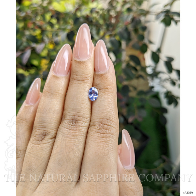 0.96 Ct. Blue Sapphire from Ceylon (Sri Lanka)