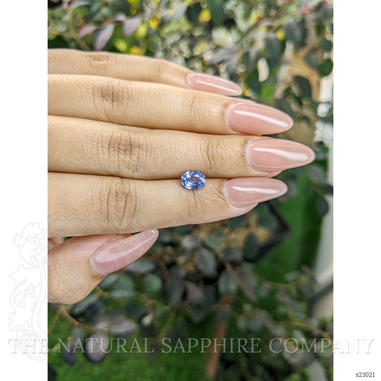 0.94 Ct. Blue Sapphire from Ceylon (Sri Lanka)