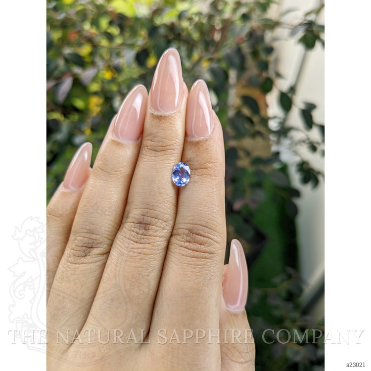 0.94 Ct. Blue Sapphire from Ceylon (Sri Lanka)