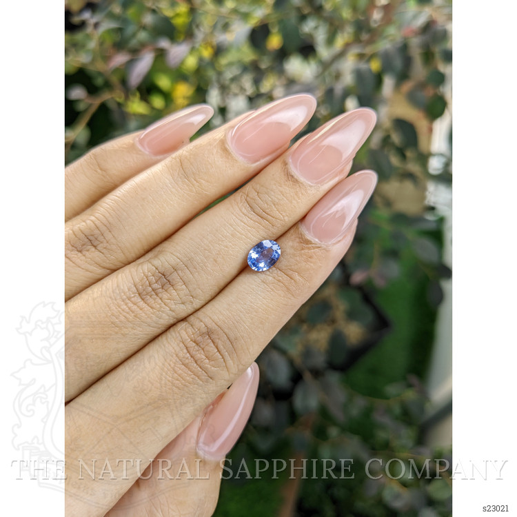 0.94 Ct. Blue Sapphire from Ceylon (Sri Lanka)
