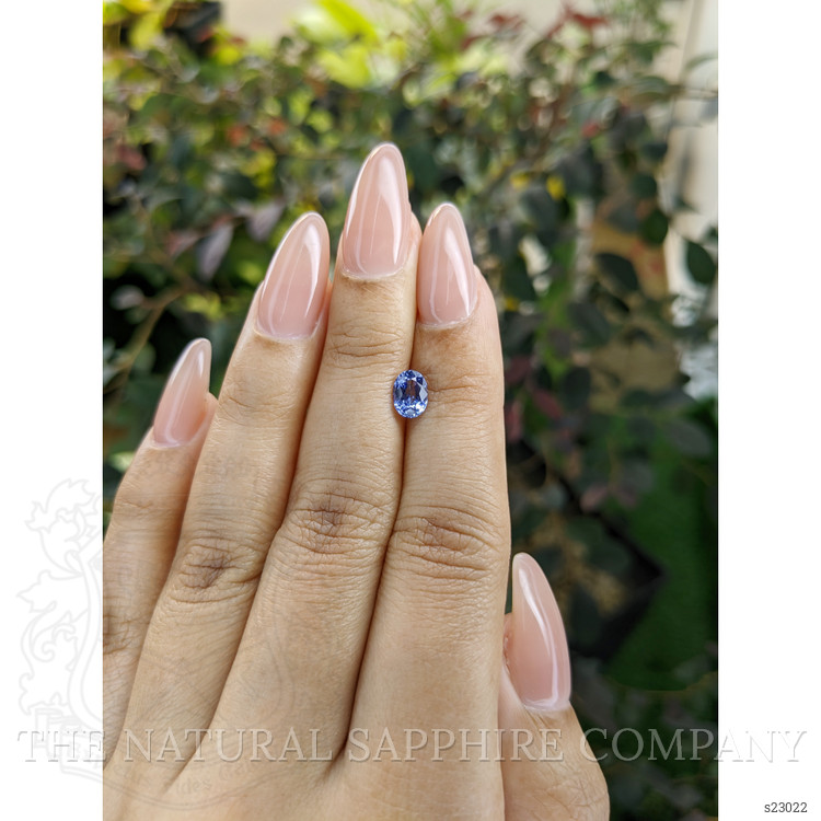 0.95 Ct. Blue Sapphire from Ceylon (Sri Lanka)