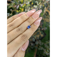 0.84 Ct. Blue Sapphire from Ceylon (Sri Lanka) Life Style