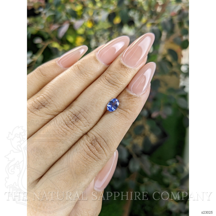 0.81 Ct. Blue Sapphire from Ceylon (Sri Lanka)
