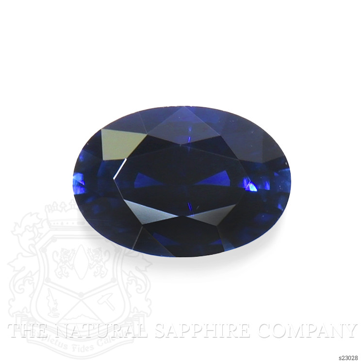 0.58 Ct. Blue Sapphire from Ceylon (Sri Lanka)