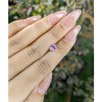 0.71 Ct. Pinkish Purple Sapphire from Ceylon (Sri Lanka) Life Style