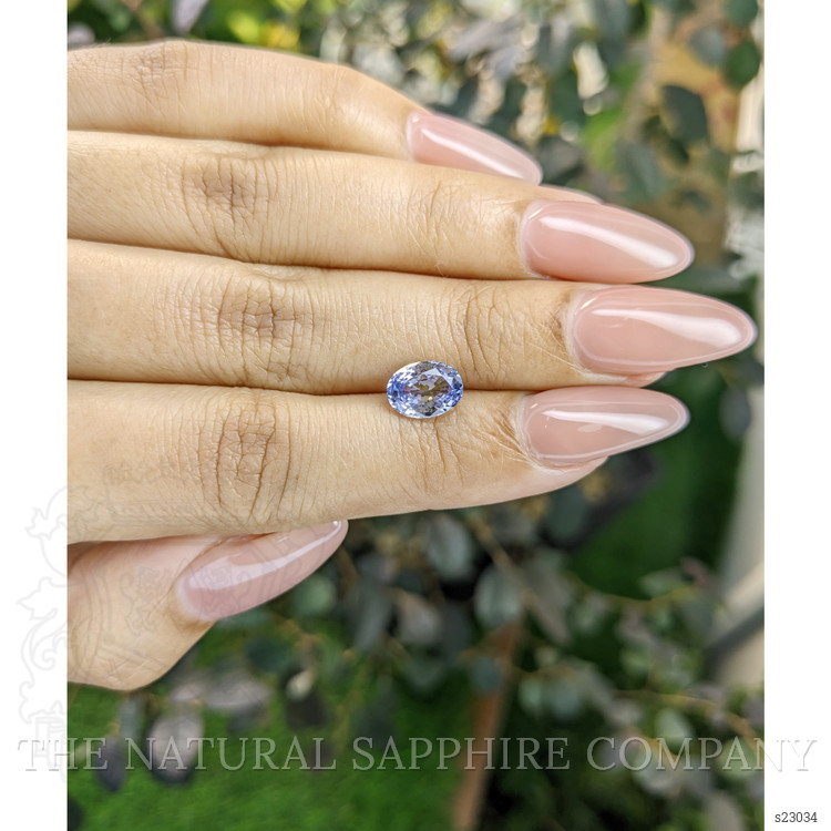 1.79 Ct. Bi Color Sapphire from Ceylon (Sri Lanka)