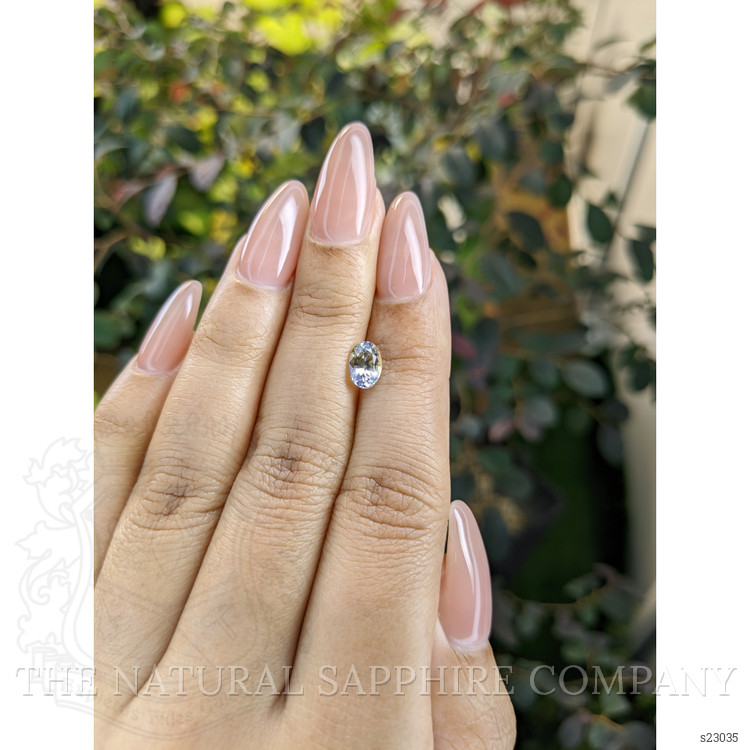 1.09 Ct. Bi Color Sapphire from Ceylon (Sri Lanka)