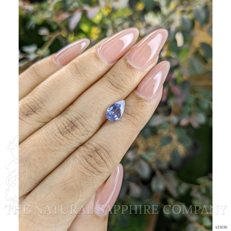 1.74 Ct. Blue Sapphire from Ceylon (Sri Lanka)