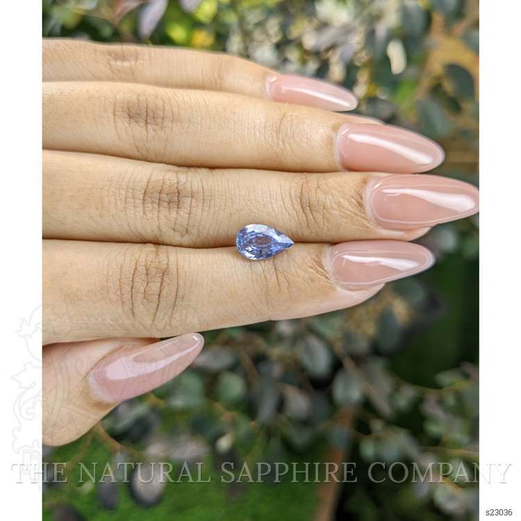 1.74 Ct. Blue Sapphire from Ceylon (Sri Lanka)