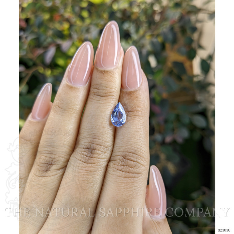1.74 Ct. Blue Sapphire from Ceylon (Sri Lanka)