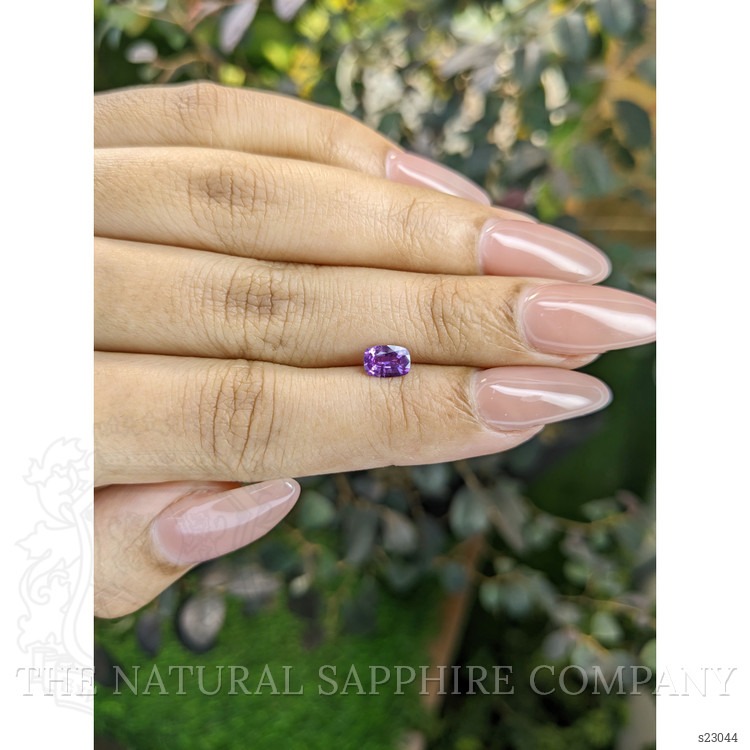 0.59 Ct. Pinkish Purple Sapphire from Ceylon (Sri Lanka)