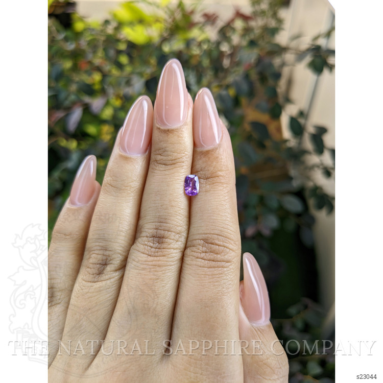 0.59 Ct. Pinkish Purple Sapphire from Ceylon (Sri Lanka)