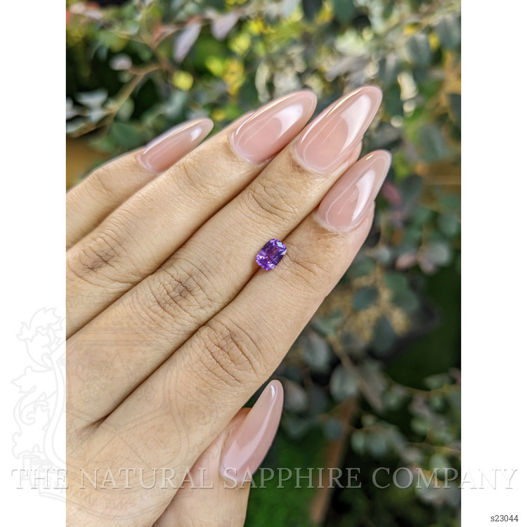 0.59 Ct. Pinkish Purple Sapphire from Ceylon (Sri Lanka)
