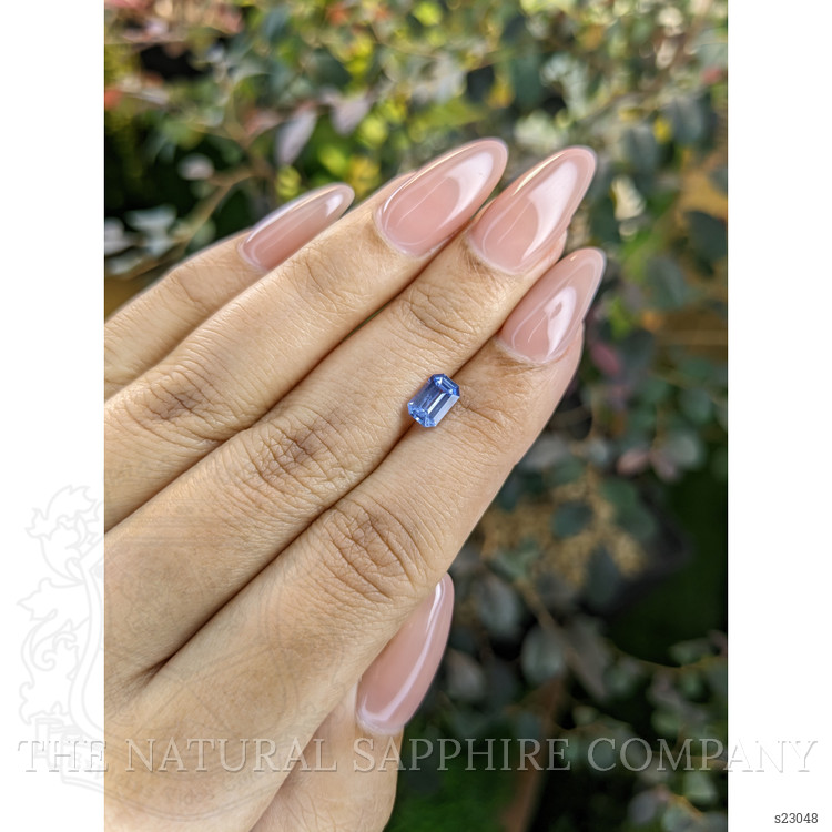0.98 Ct. Blue Sapphire from Ceylon (Sri Lanka)