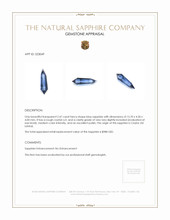 2.47 Ct. Sapphire from Ceylon (Sri Lanka) Appraisal