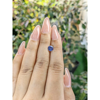 0.91 Ct. Blue Sapphire from Ceylon (Sri Lanka) Life Style