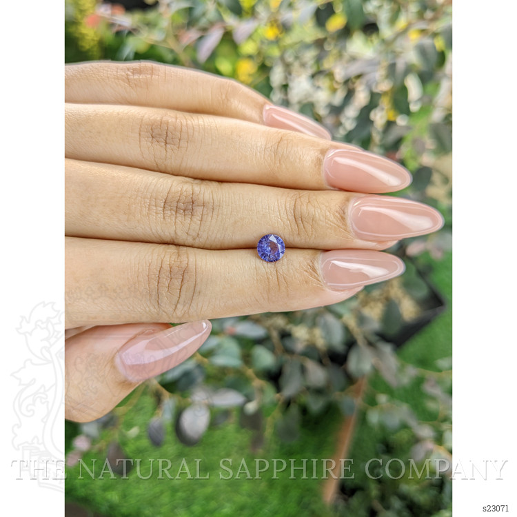 0.87 Ct. Violet Sapphire from Ceylon (Sri Lanka)