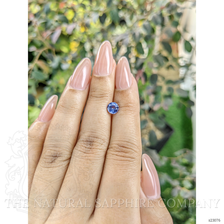 0.97 Ct. Blue Sapphire from Ceylon (Sri Lanka)