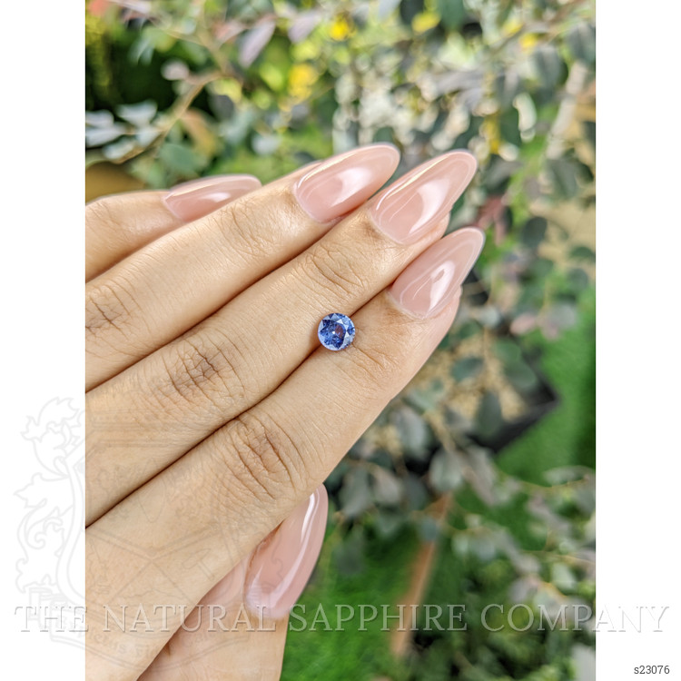 0.97 Ct. Blue Sapphire from Ceylon (Sri Lanka)