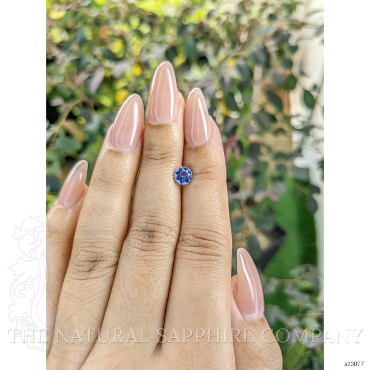 0.87 Ct. Blue Sapphire from Ceylon (Sri Lanka)