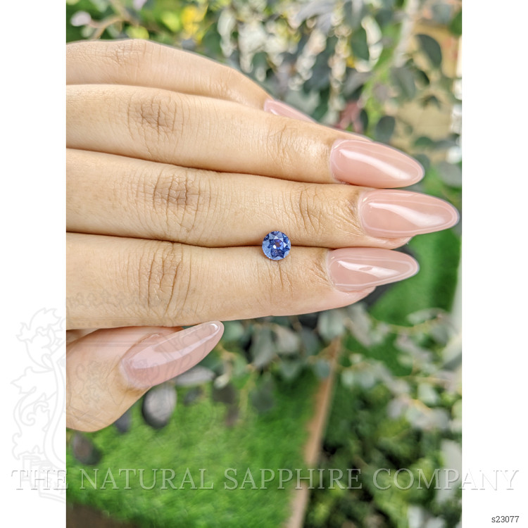 0.87 Ct. Blue Sapphire from Ceylon (Sri Lanka)