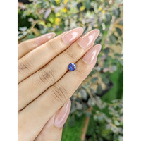 0.84 Ct. Blue Sapphire from Ceylon (Sri Lanka) Life Style