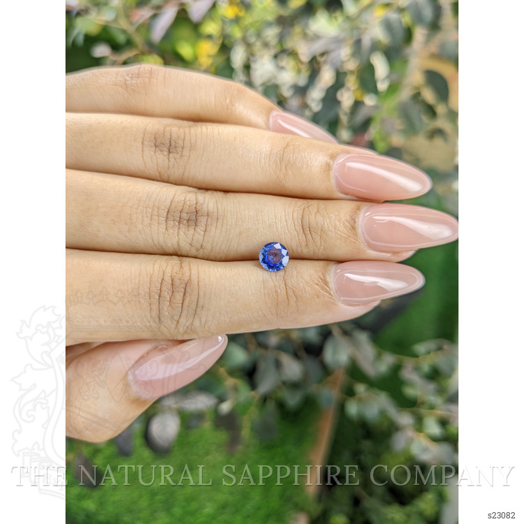 0.78 Ct. Blue Sapphire from Ceylon (Sri Lanka)