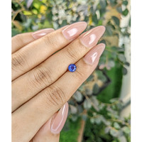 0.74 Ct. Blue Sapphire from Ceylon (Sri Lanka) Life Style