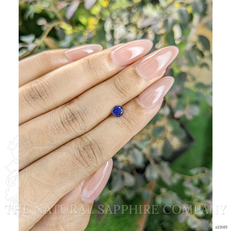 0.55 Ct. Blue Sapphire from Ceylon (Sri Lanka)