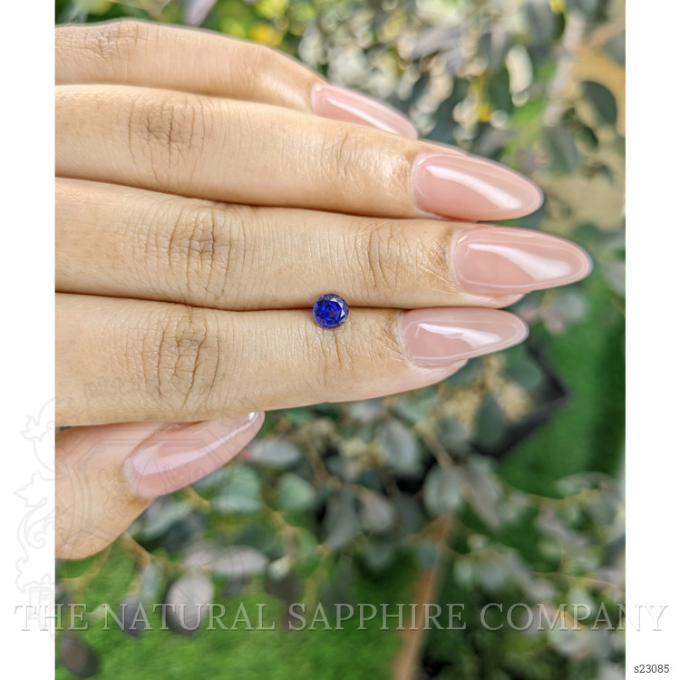 0.55 Ct. Blue Sapphire from Ceylon (Sri Lanka)