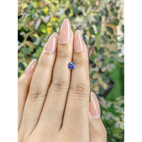 0.67 Ct. Blue Sapphire from Ceylon (Sri Lanka) Life Style