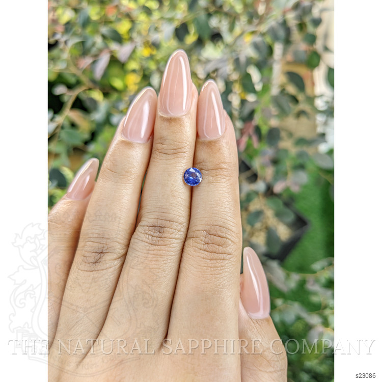 0.67 Ct. Blue Sapphire from Ceylon (Sri Lanka)