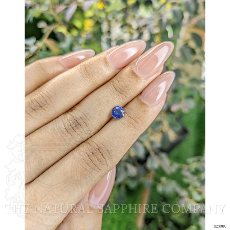 0.67 Ct. Blue Sapphire from Ceylon (Sri Lanka)