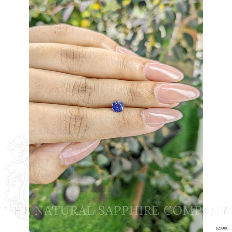 0.67 Ct. Blue Sapphire from Ceylon (Sri Lanka)