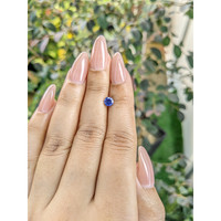 0.65 Ct. Blue Sapphire from Ceylon (Sri Lanka) Life Style