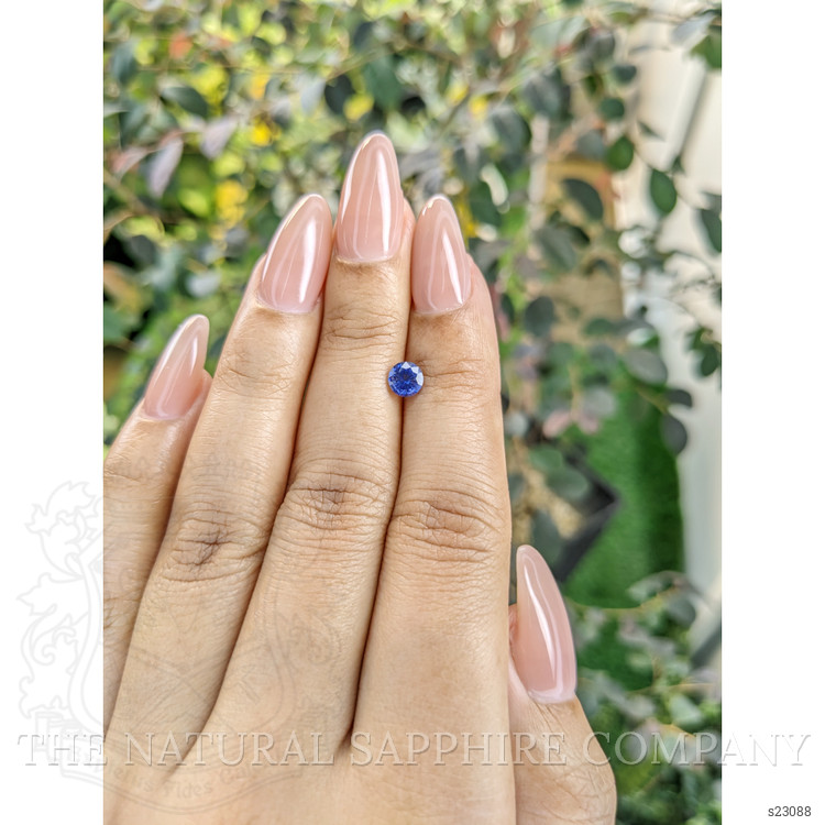 0.65 Ct. Blue Sapphire from Ceylon (Sri Lanka)