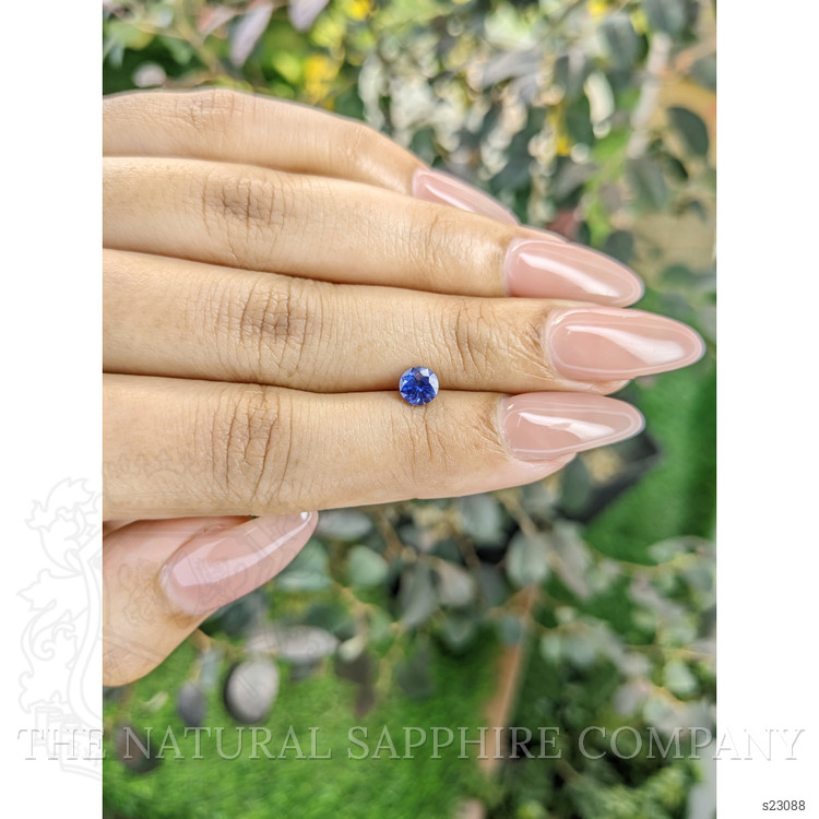 0.65 Ct. Blue Sapphire from Ceylon (Sri Lanka)